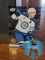 2023-24 Upper Deck Series 1 Adam Lowry #195 Clear Cut Jets