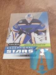 2020-21 Synergy Exceptional Stars #ES-21 Jordan Binnington 368/749