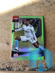 2021 Topps Chrome MLS Wilfrid Kapto #98 Lime Green 91/99