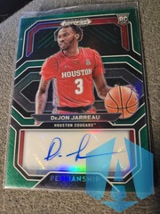 2021-22 Panini Prizm Draft Pick DeJon Jarreau Penmanship Green Auto