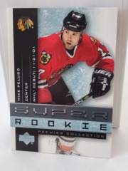 2001-02 Upper Deck Premier Collection Mike Peluso #55 Super Rookie 339/399