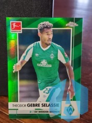 2020-21 Topps Chrome Bundesliga Green 62/99 Theodor Gebre Selassie #24