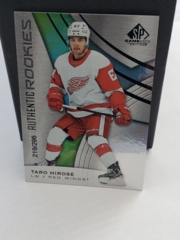 2019-20 SP Game Used Authentic Rookies Rainbow 219/296 Taro Hirose #176 Red Wings