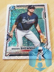 2021 Bowman Chrome Diamonds #BCP-162 BRADEN SHEWMAKE 283/299
