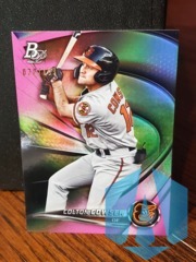 2022 Bowman Platinum Pink #TOP-76 Colton Cowser 030/199 Baltimore Orioles