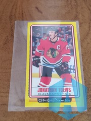 2021-22 O-Pee-Chee Premier Tallboys YELLOW #P3 Jonathan Toews