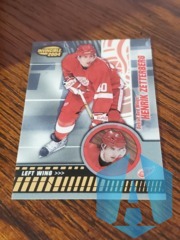 2003-04 Pacific Trading Invincible #37 Henrik Zetterberg Detroit Red Wings Die Cut