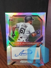 2021 Panini Prizm Silver Luis Basabe Alexander #RA-LAB Rookie Auto RC