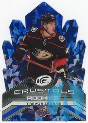 2021-22 Upper Deck Ice Crystals Rookies Trevor Zegras #IC-46 Die Cut