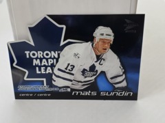 2002-03 Pacific Prism Platinum McDonald's Atomic #5 Mats Sundin Die Cut Maple Leafs