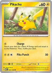 Pikachu - SEALED - Pokemon Together Stamped Promo - 025/165