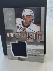 2009-10 SPx Rookie Jersey 382/799 Andrew MacDonald #142 Islanders