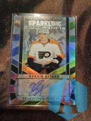2022-23 Upper Deck Black Diamond - Sparkling Rookie Scripts Ronnie Attard AUTO
