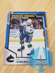2020-21 OPC Platinum Olli Juolevi #189 Blue Surge Marquee Rookies