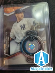 2018 Topps Tribute Stamp of Approval Relic #SOA-DJ Derek Jeter /100