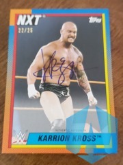 2021 Topps Heritage WWE Auto Blue #A-KA Karrion Kross 22/25