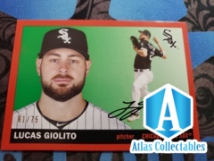 2020 Topps Archives #44 Lucas Giolito RED /75