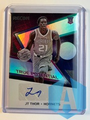 2021-22 Panini Recon True Potential Signatures JT Thor #TPS-JTT Rookie Auto
