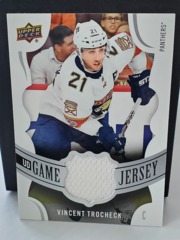 2018-19 Upper Deck Series 1 Vincent Trocheck #GJ-VT UD Game Jersey Panthers