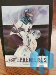 2007-08 UD Ice Premieres #141 Thomas Greiss 0147/1999 Rookie Red Wings Acetate