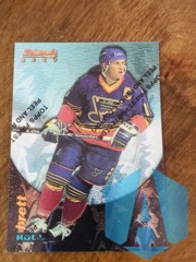 1994-95 Finest Bowman's Best #15 Brett Hull Power Points (w coating)