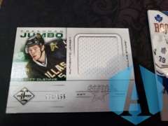2012-13 Panini Limited Freshman Jumbo Jersey Scott Glennie Dallas Stars #/199