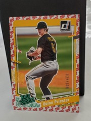 2023 Panini Donruss Rated Prospect One Hundred 029/100 Quinn Priester #39