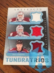 2013-14 Upper Deck Artifacts Tundra Trios Giguere / Varlamov / Stastny #T3-GSV