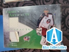 2010-11 Artifacts Frozen Jersey #FA-SM Steve Mason /25 dual green