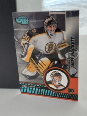 2003-04 Pacific Invincible Blue #73 Jeff Hackett 102/350 Die Cut Flyers