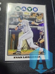 2008 Topps - Evan Longoria #UH10 Tampa Bay Rays - ROOKIE Gold Foil