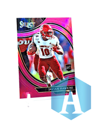 2021 Panini Chronicles Select Draft Picks Pink Prizm Rookie #252 Javian Hawkins