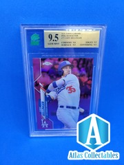 2020 Topps Chrome Pink Refractor #77 Cody Bellinger MNT 9.5 Graded