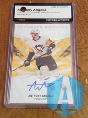 2020-21 UD ULTIMATE COLLECTION ROOKIE RC AUTO 014/299 ANTHONY ANGELLO #179
