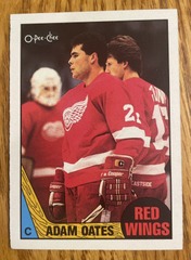 1987-88 O-Pee-Chee Adam Oates #123 Rookie RC Red Wings