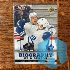 2016-17 Upper Deck Biography of a Season Auston Matthews #BIO-1 Rookie RC