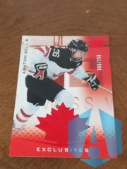 2021 Upper Deck Team Canada Juniors Exclusives 086/250 Ashton Bell #65