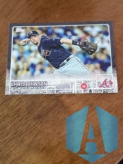2015 Topps Series One #283 Chris Johnson Black Parallel 40/64