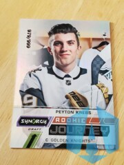 2020-21 Upper Deck Synergy Journey Draft 979/999 Peyton Krebs #RJ-PK RC