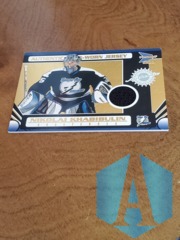 2003-04 Pacific Prism Game-Worn Jersey 0189/1185 Nikolai Khabibulin #141