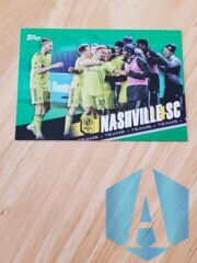 2022 Topps MLS Nashville SC Team Photo #97 Green 26/75