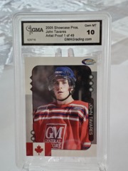 2005 Showcase Prospects John Tavares Artist Proof 1 of 49 GMA 10 Gem MT 629716