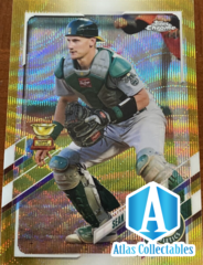 2021 Topps Chrome Sean Murphy gold wave rookie cup refractor /50 SSP