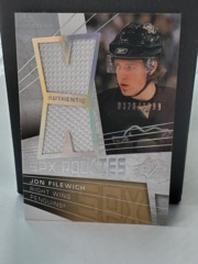 2008-09 SPx Rookies Jon Filewich #147 Authentic Jersey 0320/1299 Pittsburgh