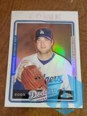 2005 Topps Chrome Refractor #366 Derek Lowe Los Angeles Dodgers