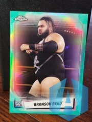 2021 Topps Chrome WWE Aqua #76 Bronson Reed 145/150