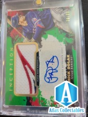 2021 Topps Inception #APC-NS Nick Solak Player-Worn Patch Auto /99