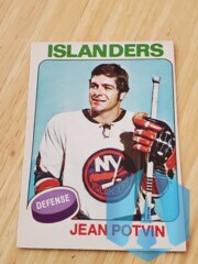 1975-76 O-Pee-Chee #36 Jean Potvin New York Islanders
