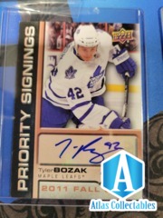 2011-12 Upper Deck Priority Signings Tyler Bozak /42