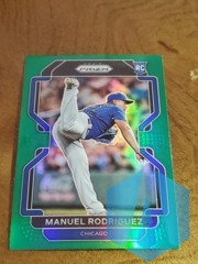 2022 Panini Prizm Lime Green #153 Manuel Rodriguez